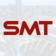 Birmingham cityscape with SMT logo in forefront.
