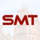 Nottingham cityscape with SMT logo in forefront.