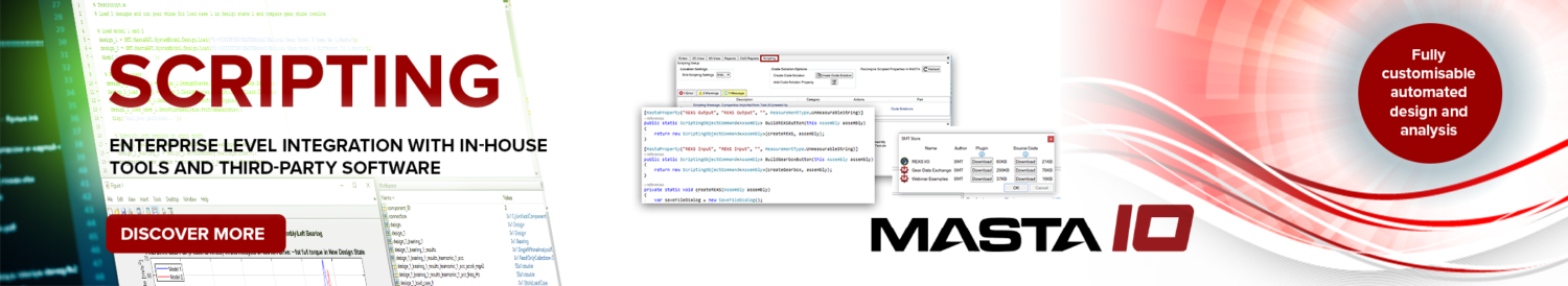 MASTA 10 scripting functionality.