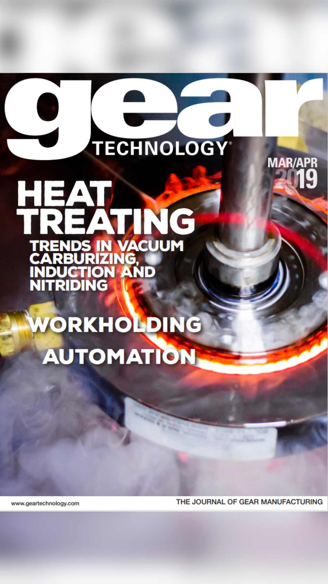 Front cover of Gear Technology June 2019 magazine.