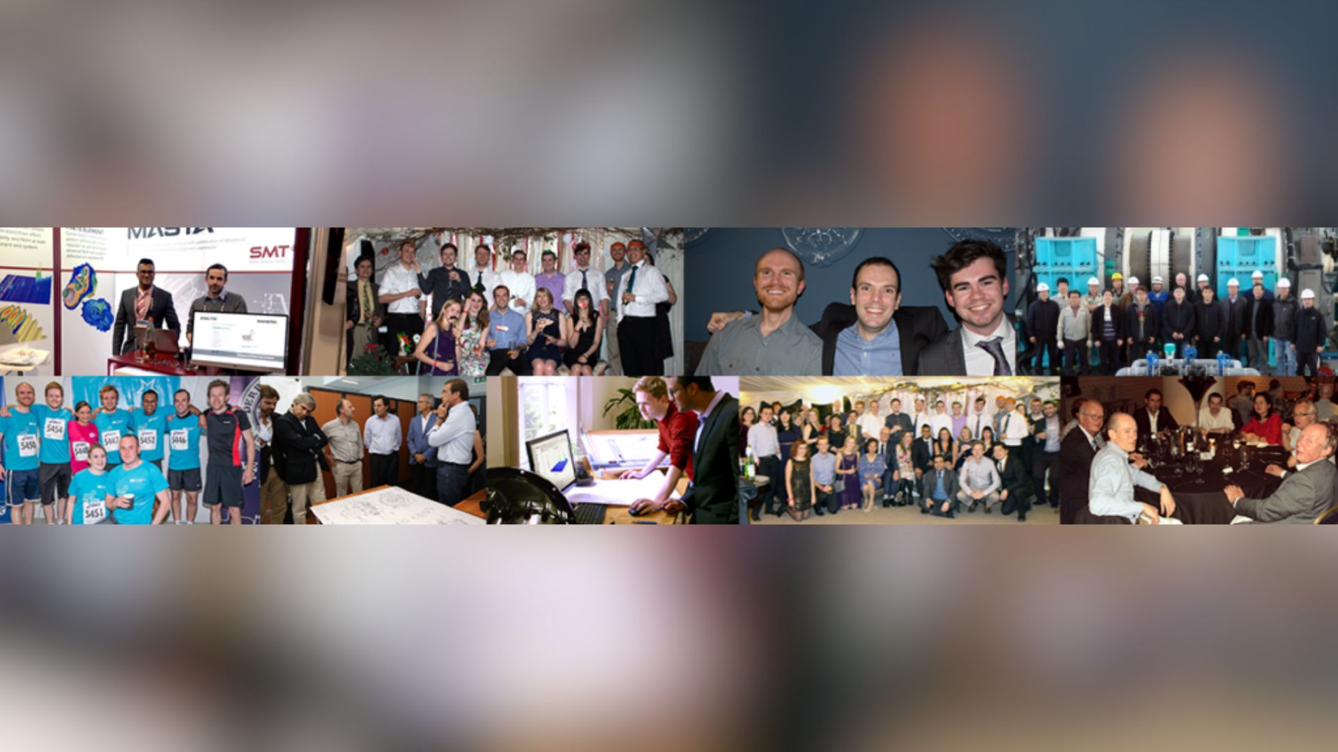 Collage image of staff at SMT.