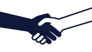 Handshake - illustrating client trust and confidence.